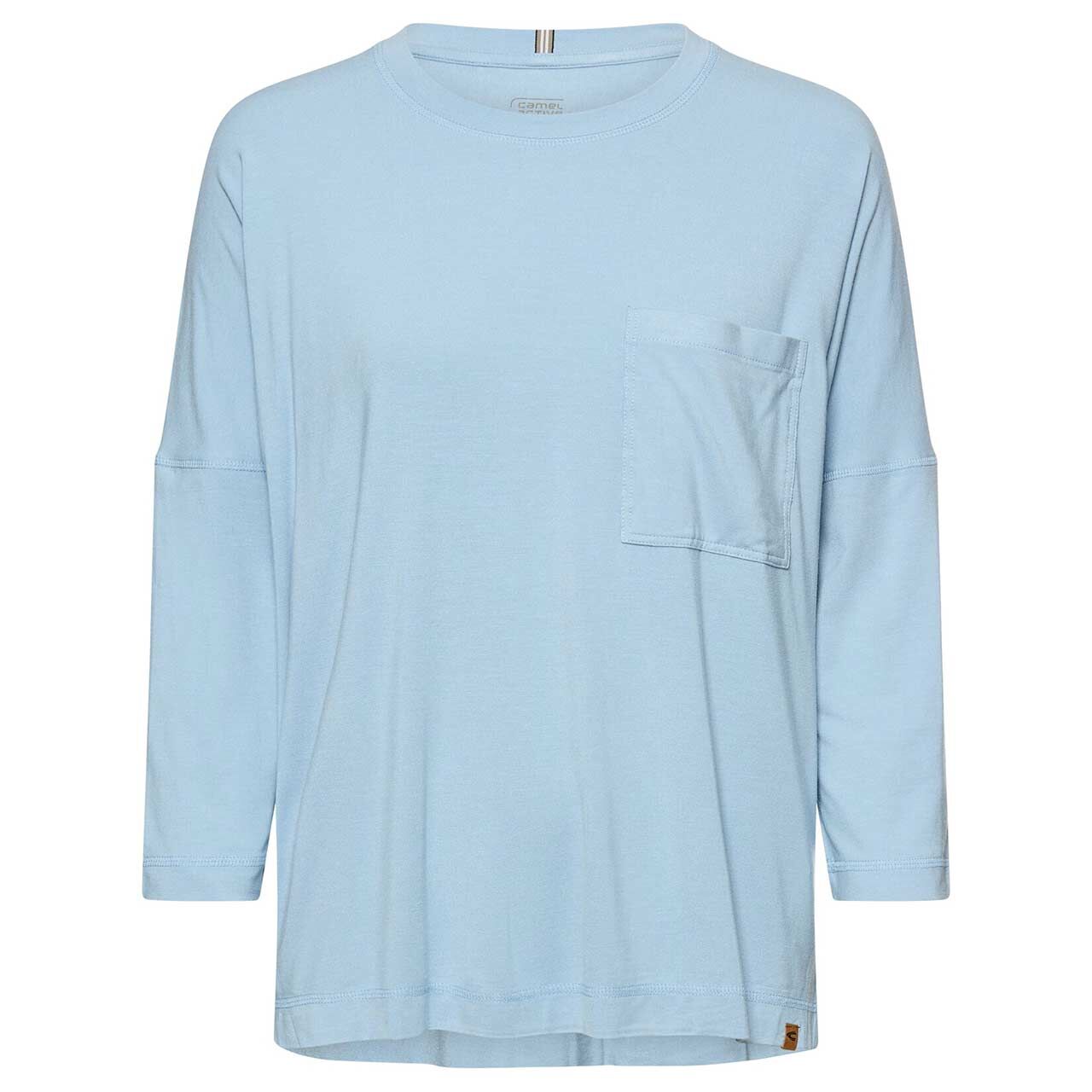 Camel active Damen 3/4 Arm Shirt soft blue