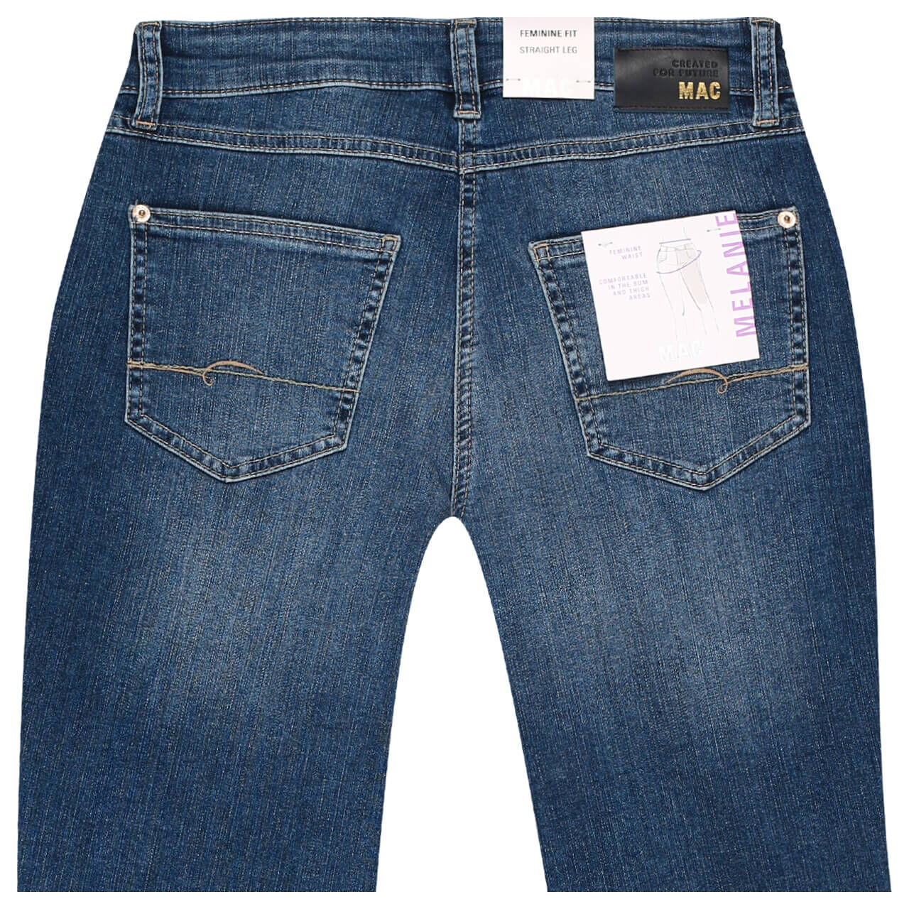 MAC Melanie Jeans blue simple wash