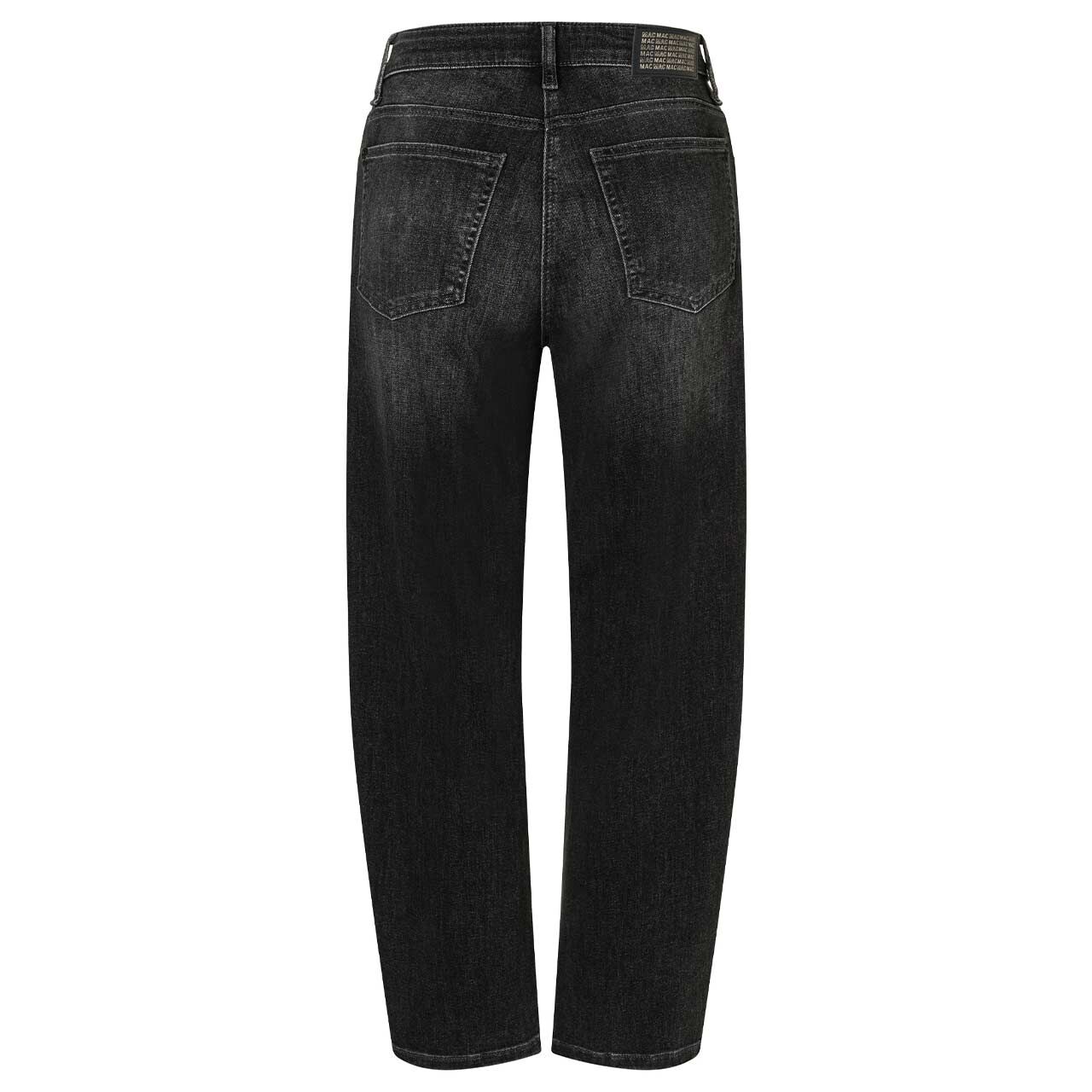 Damen Ankle Jeans Danni von MAC in Schwarz verwaschen, Rückansicht