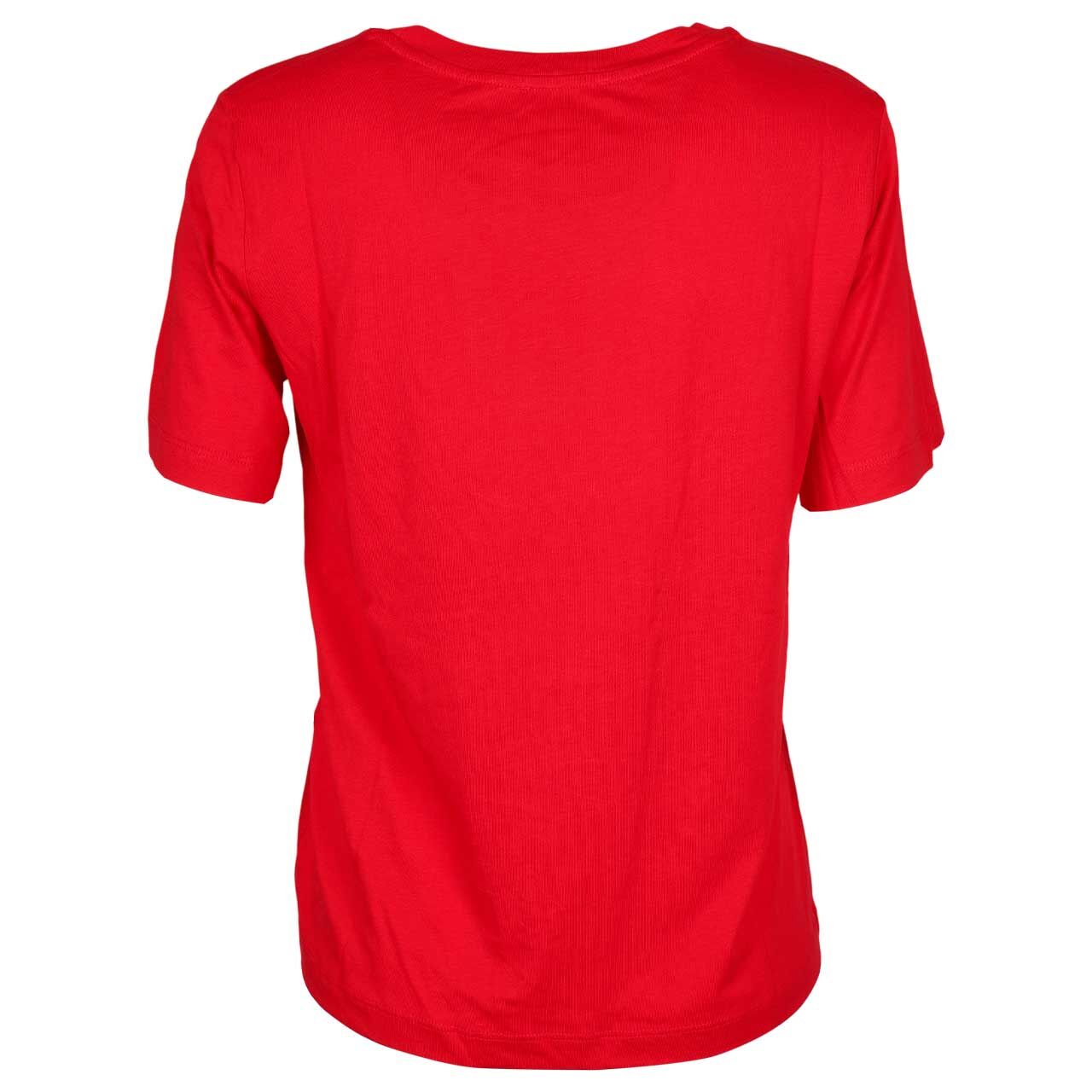 Damen T-Shirt Basic Chest Print von Street One in Rot mit Print, Rückansicht