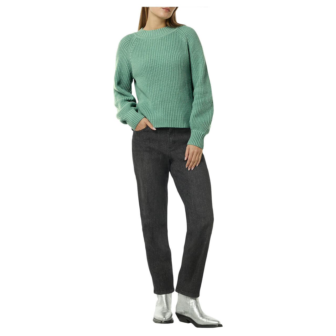 Comma Damen Pullover jade