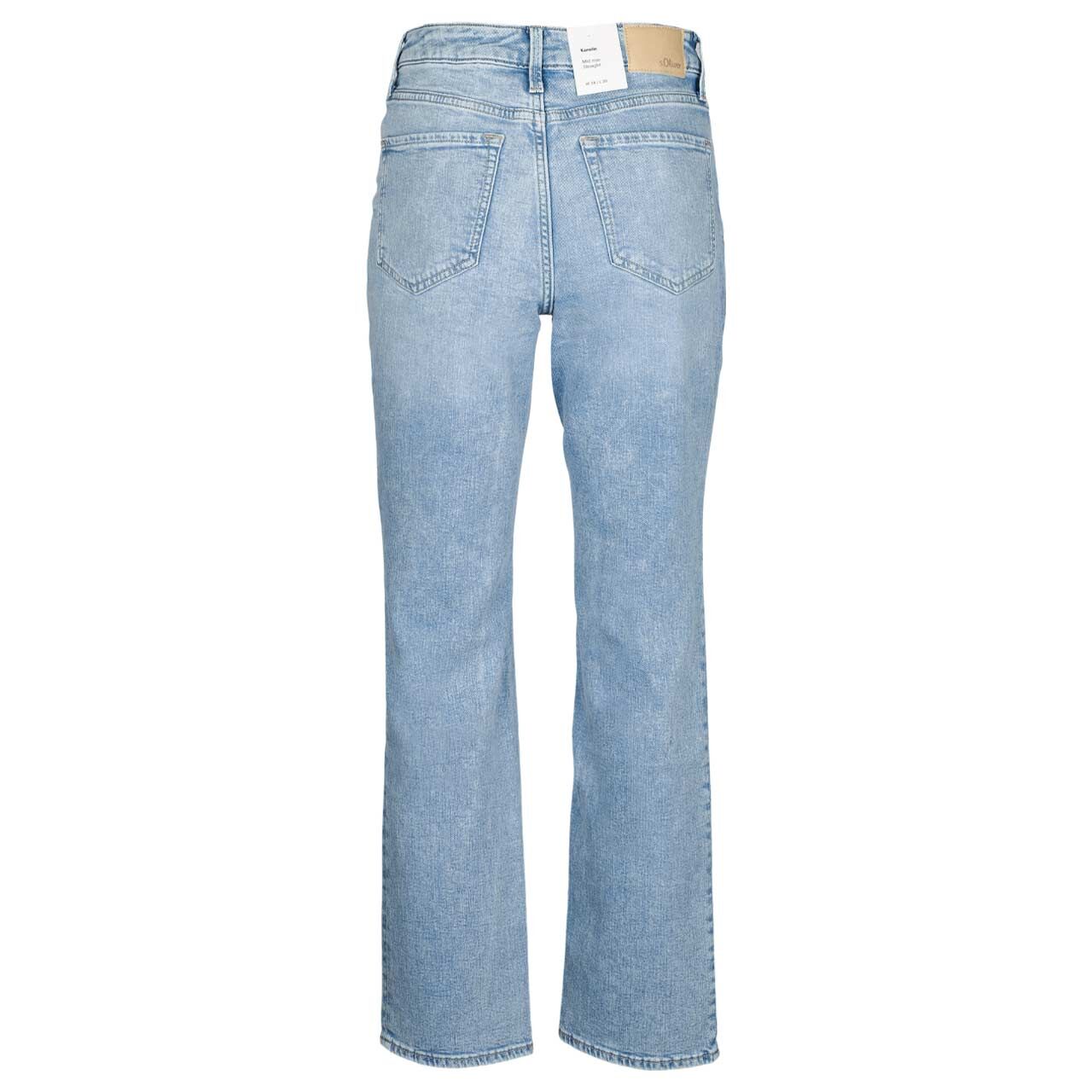 Damenjeans Karolin von s.Oliver in Hellblau angewaschen, Rückansicht