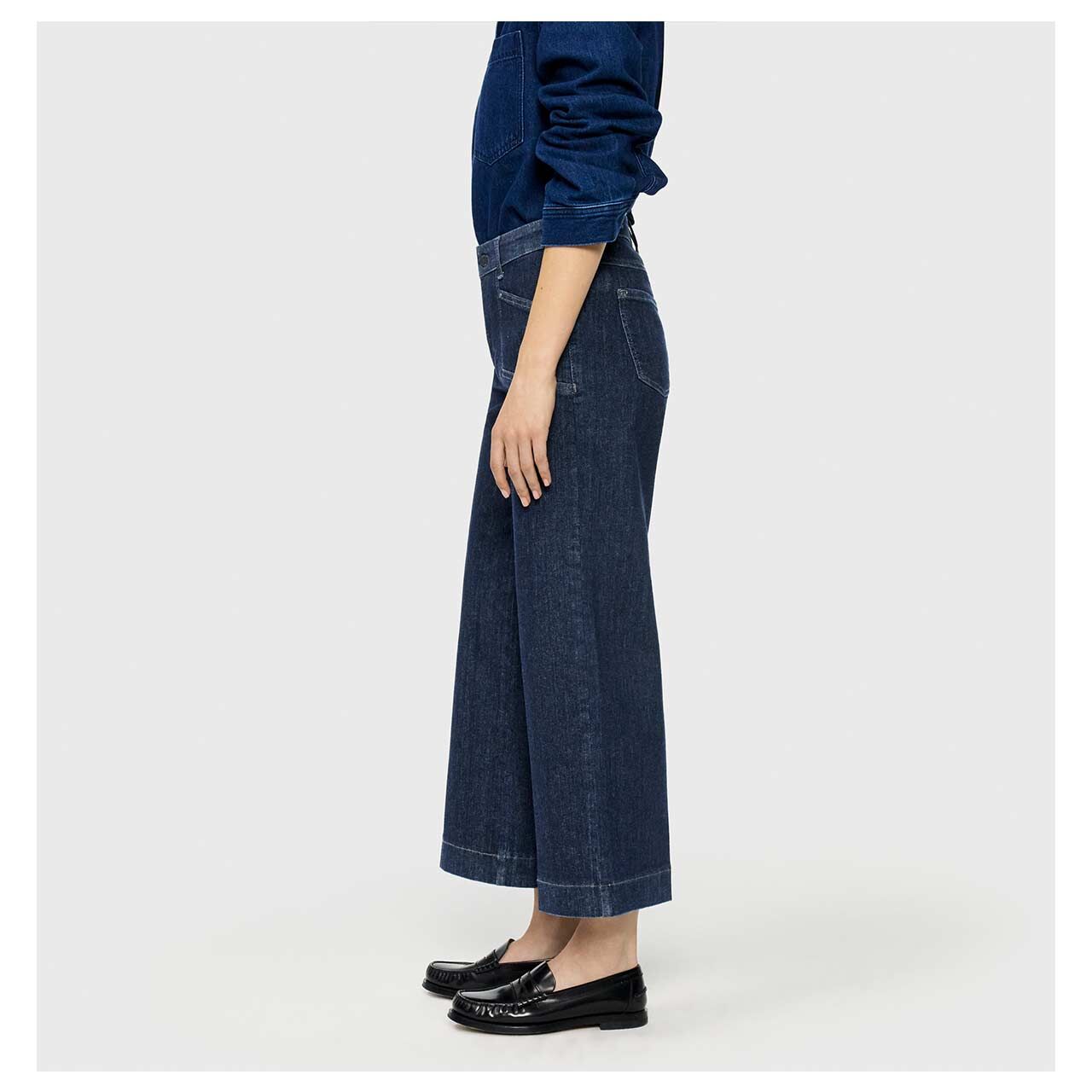 MAC Dream Culotte Ankle Jeans fashion rinsed pocket