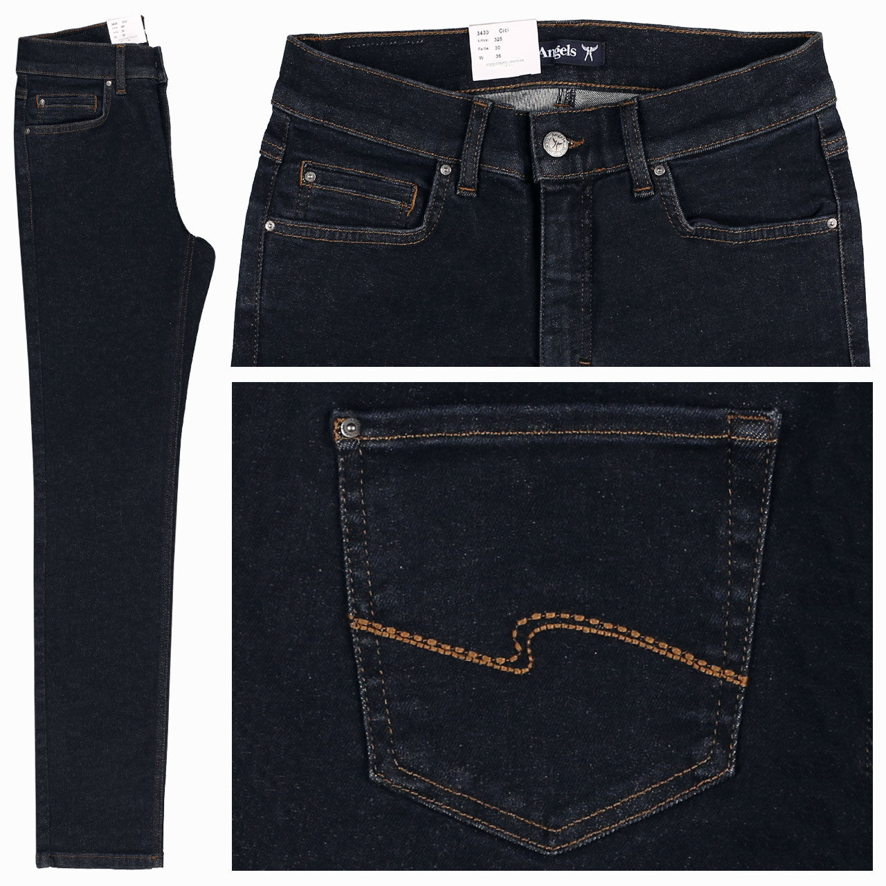 Angels Jeans Cici für Damen in Dunkelblau, FarbNr.: 30 Angels Jeans Cici für Damen in Dunkelblau, FarbNr.: 30