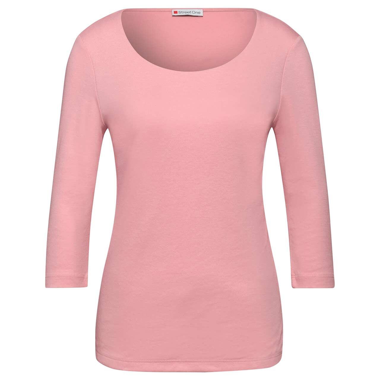Street One Damen 3/4 Arm Shirt Pania powder pink