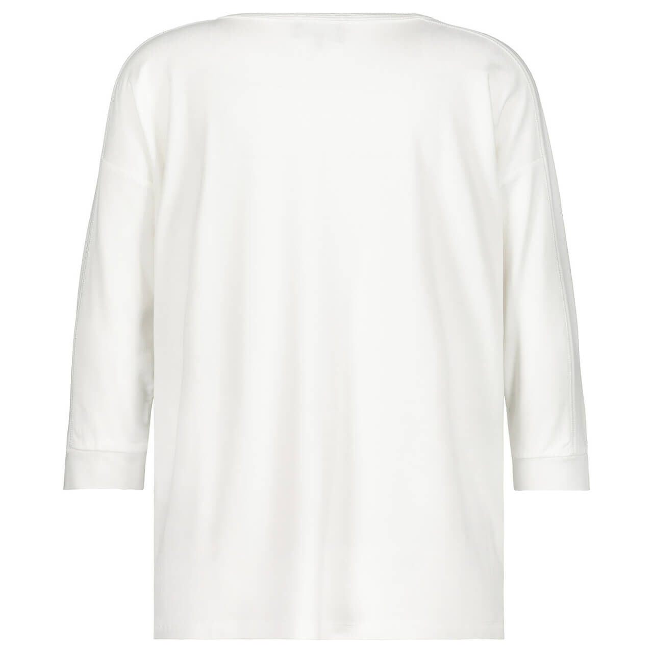 Monari 3/4 Arm Shirt für Damen in Cremeweiß mit Print, FarbNr.: 102