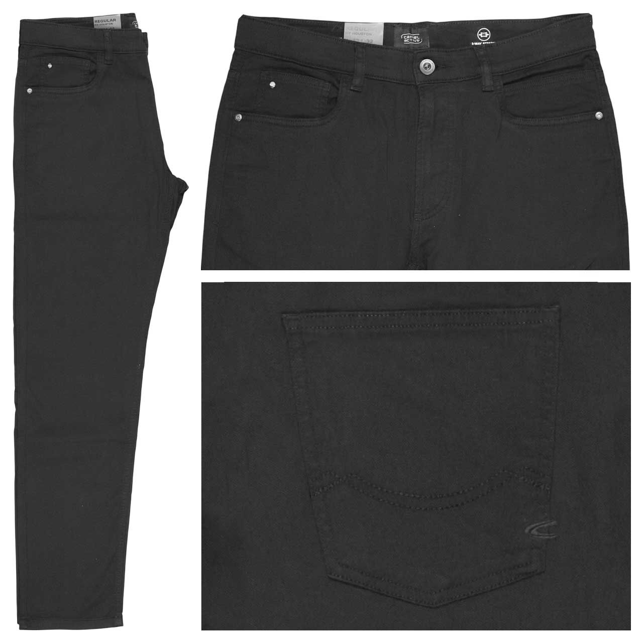 Camel active Houston Baumwollhose asphalt black