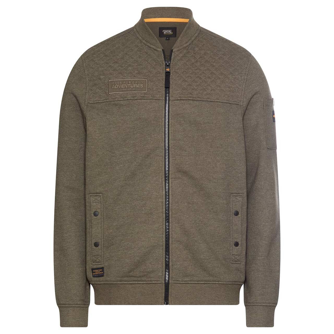 Camel active Herren Sweatjacke dark olive green