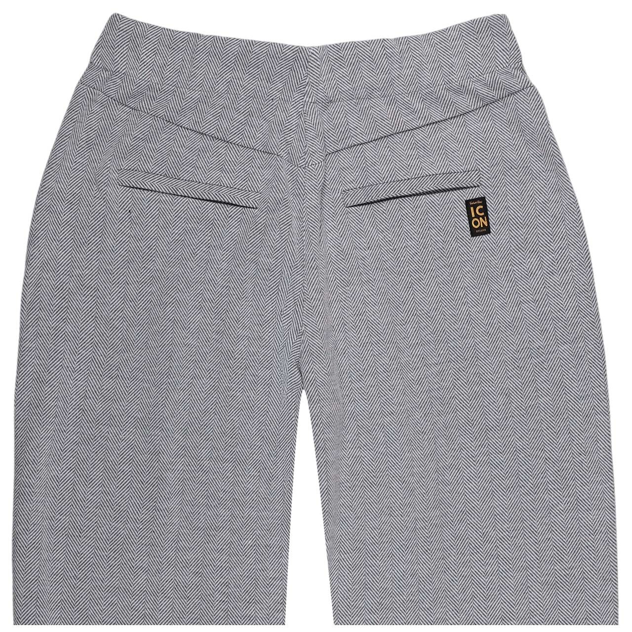 Damen 7/8 Hose Heartbreaker von Senoritas ICON in Grau mit Print, detaillierte Rückansicht