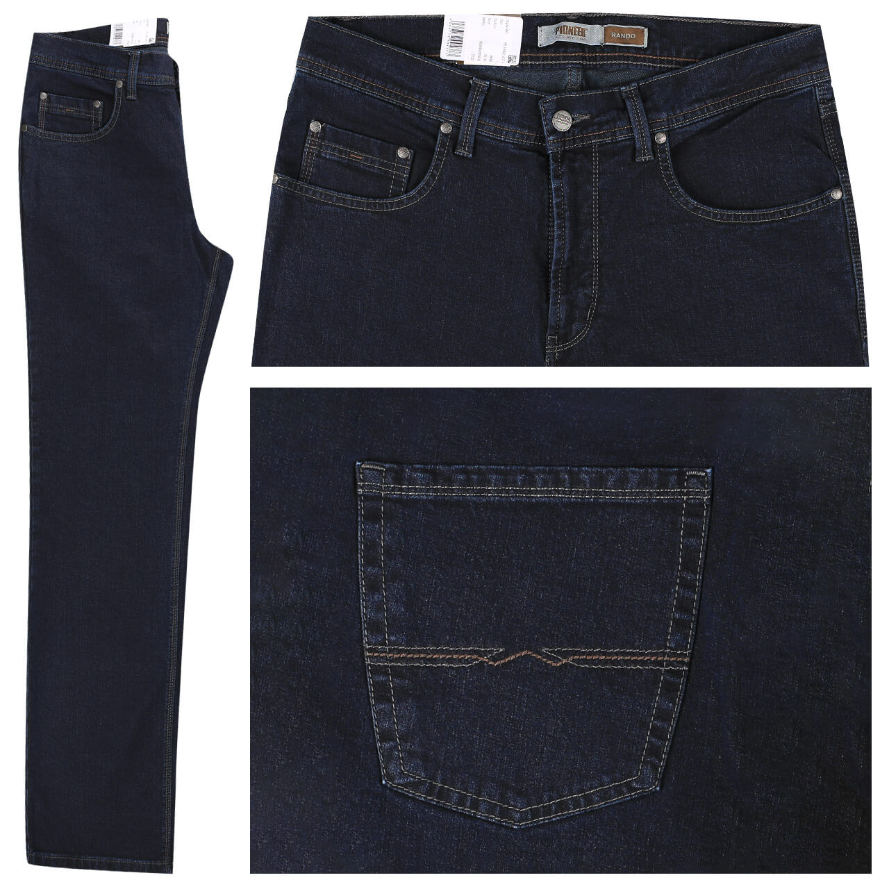 pioneer-rando-blau-6800 Pioneer Jeans Rando für Herren in Dunkelblau, FarbNr.: 6800