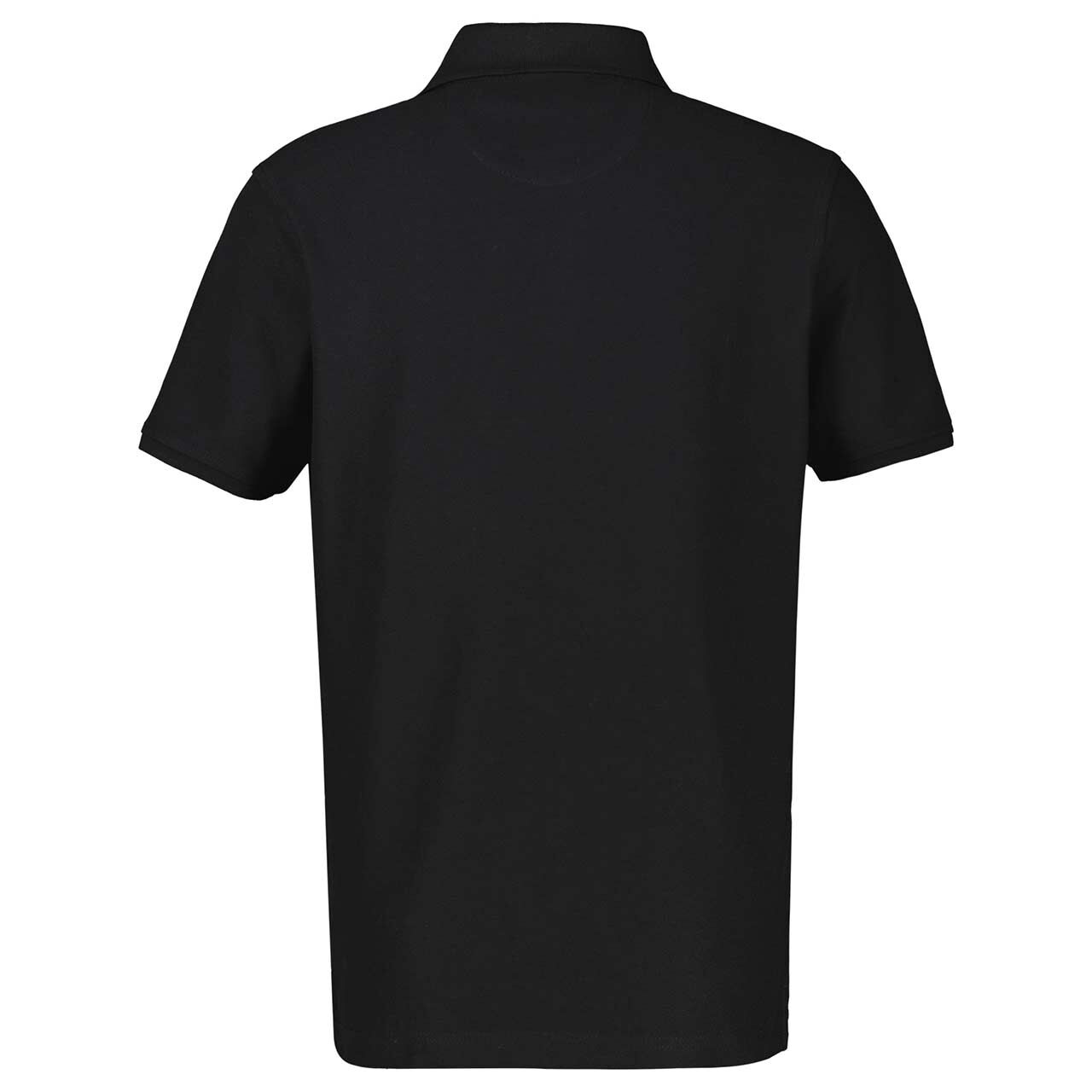 Herren Piqué Poloshirt von Lerros in Schwarz, Rückansicht