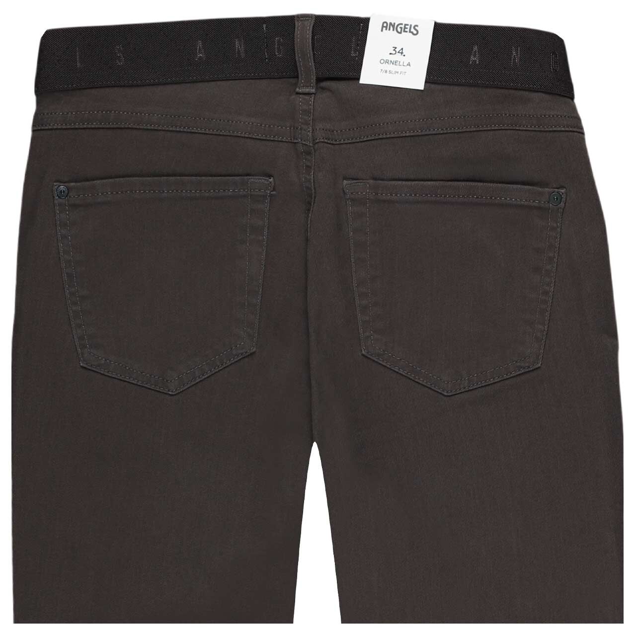 Damen 7/8 Jeans Ornella Sporty von Angels in Dunkelbraun, detaillierte Rückansicht
