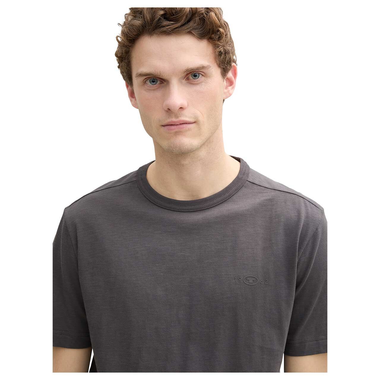 Tom Tailor Herren T-Shirt tarmac grey
