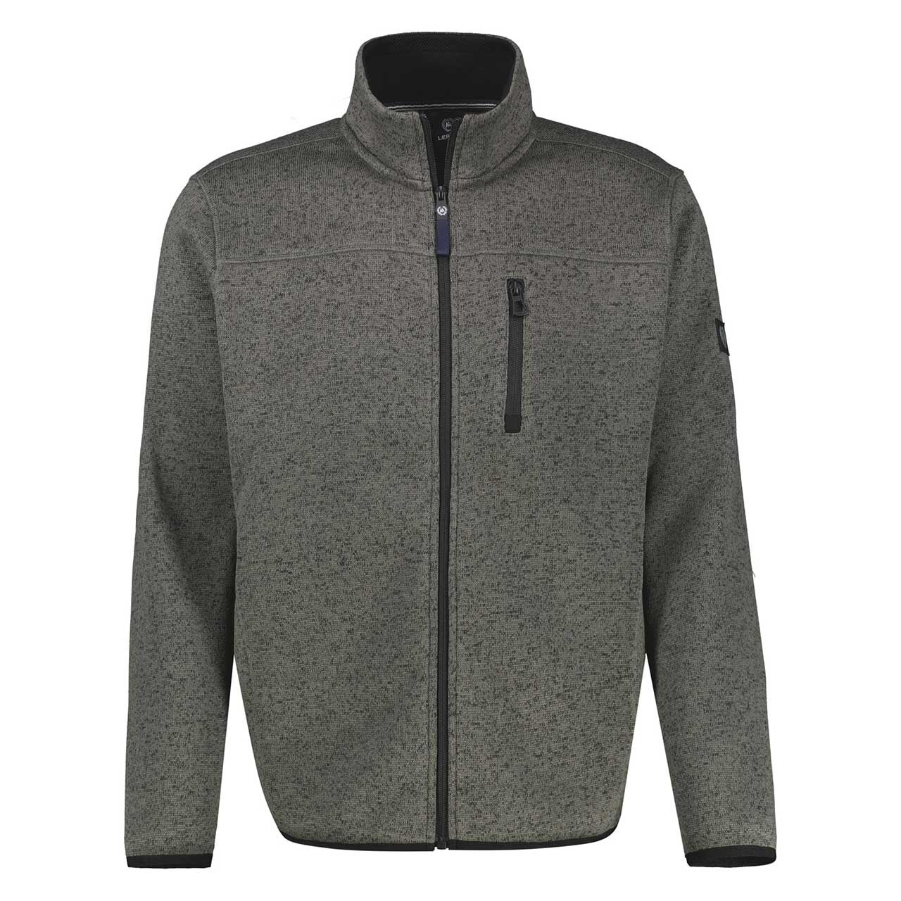 Lerros Herren Sweatjacke cement grey