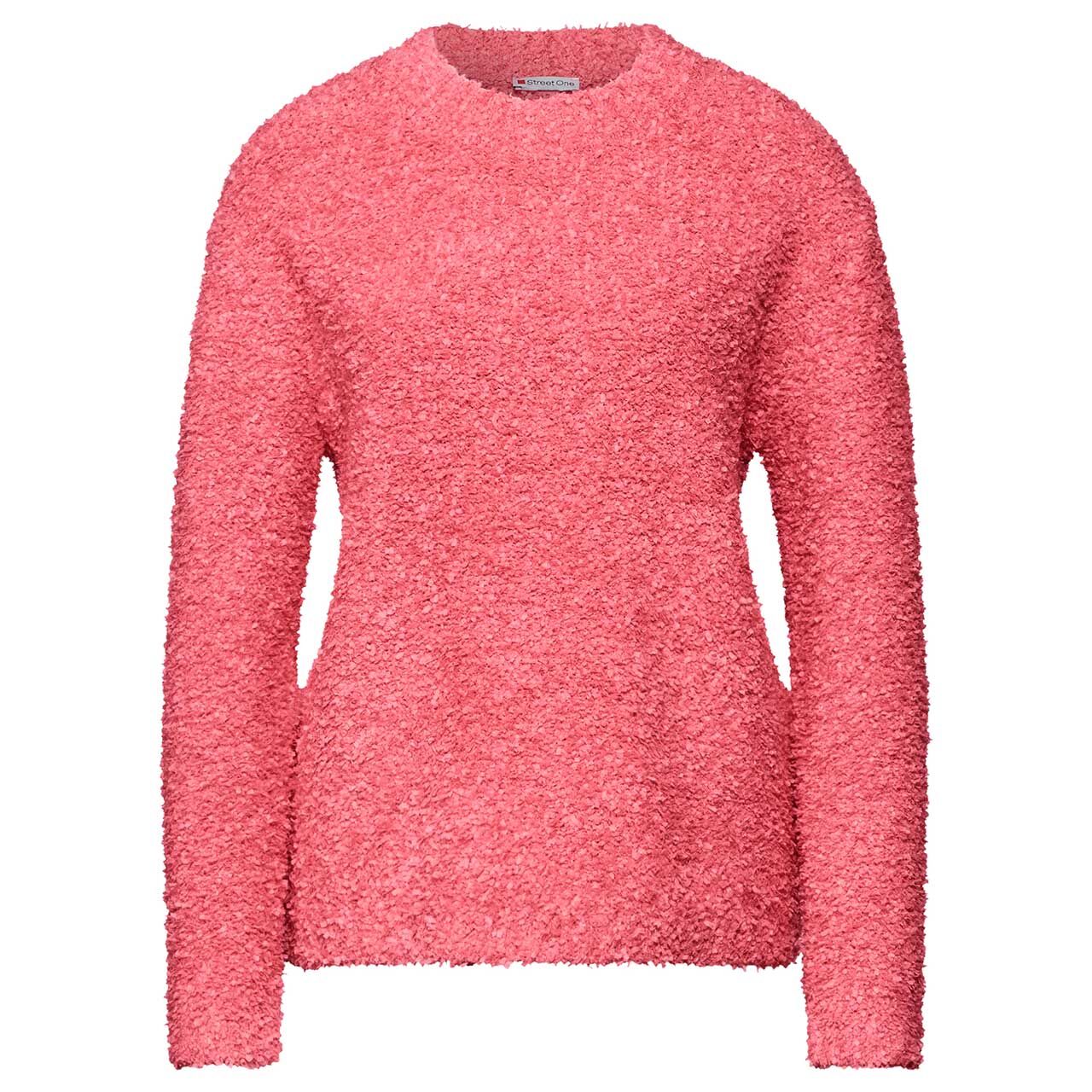 Street One Damen Pullover Fancy Round Neck sugar coral