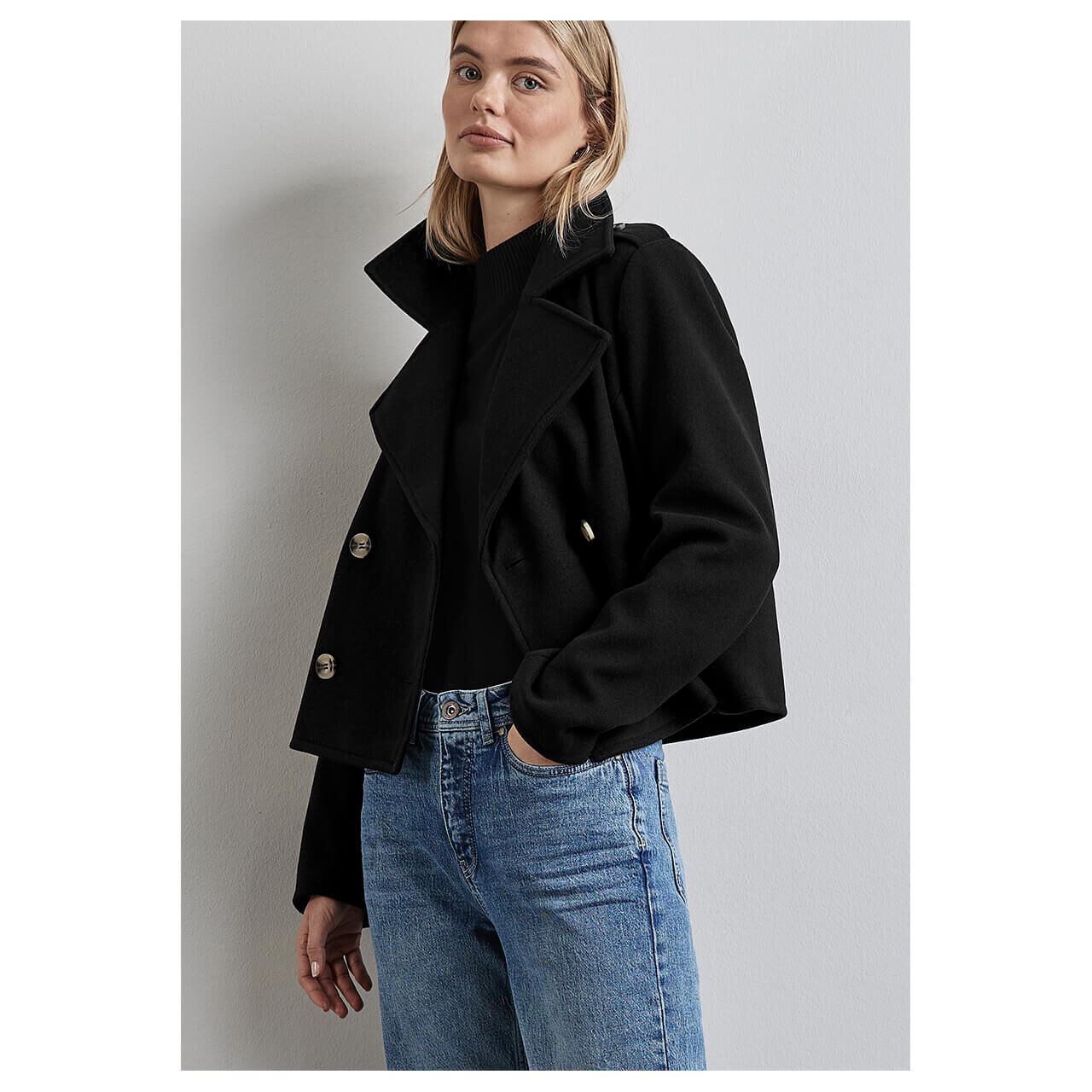 Street One Damenjacke in Schwarz kaufen 10001 - Main Image