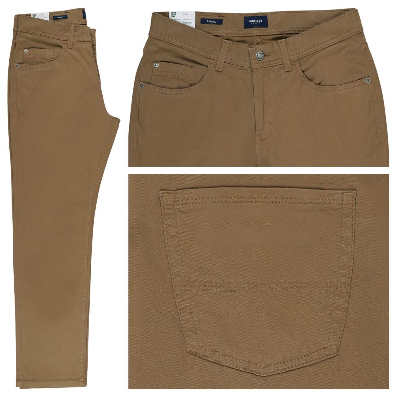Pioneer Rando Baumwollhose soft otter brown