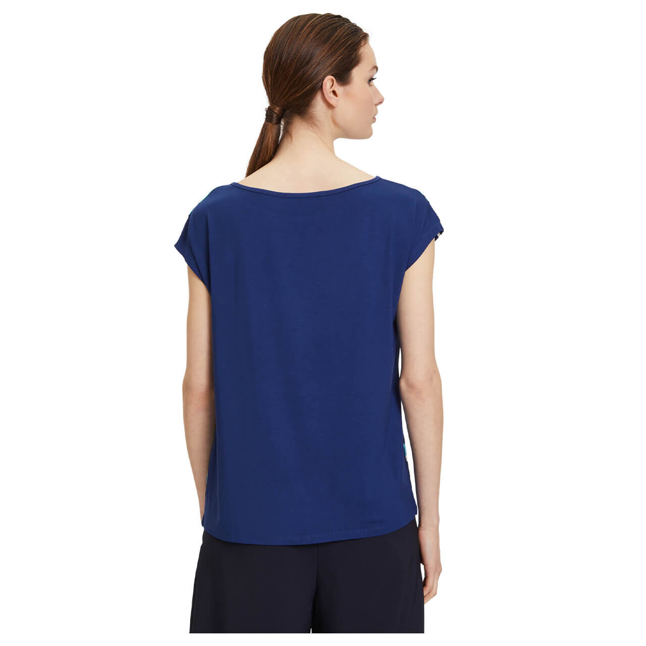 Betty Barclay Damen T-Shirt blue multicolor stripes