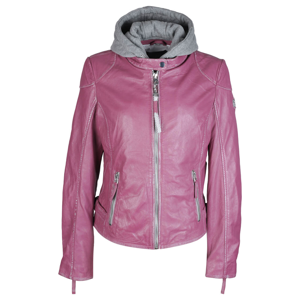 Gipsy (by Mauritius) Damen Lederjacke Fahira dark pink