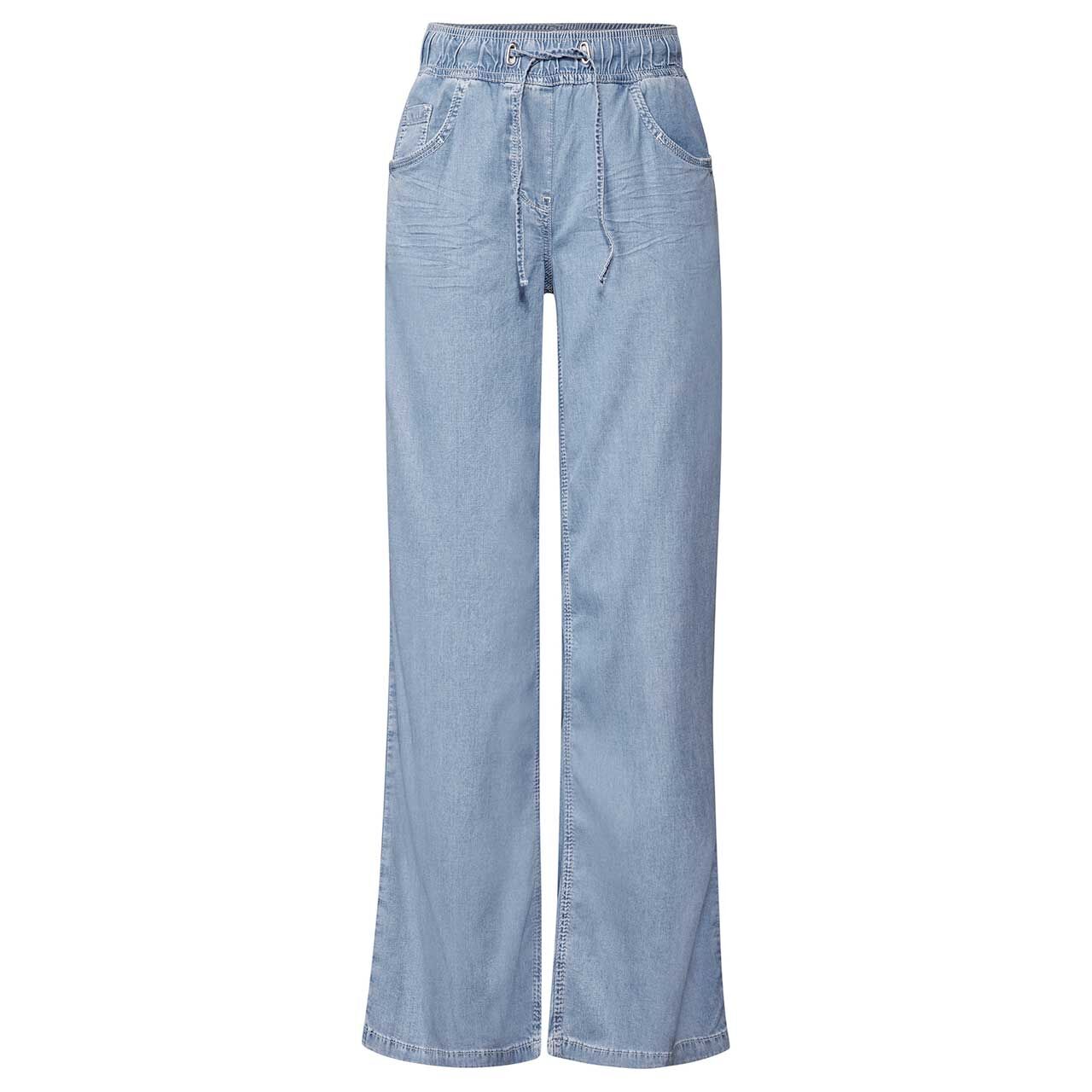 Cecil Neele Wideleg Jeans light blue used wash