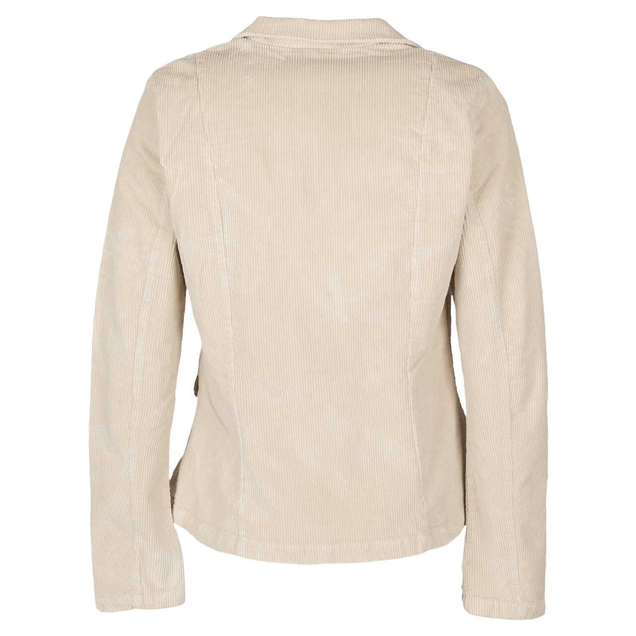 Damen Cord Blazer von Senoritas ICON in Hellbeige, Rückansicht