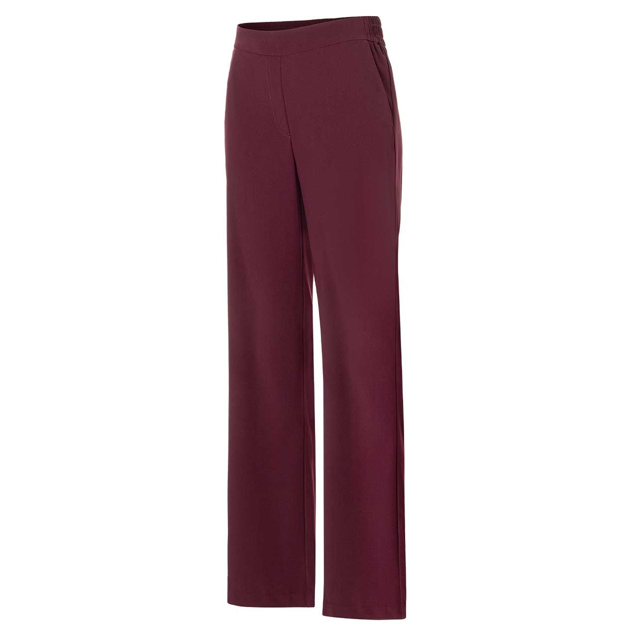 Damenhose Chiara von MAC in Burgunderrot, Seitenansicht
