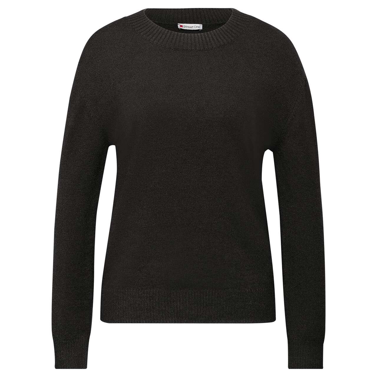 Street One Damen Pullover Cosy Gallon Sweater darkest brown