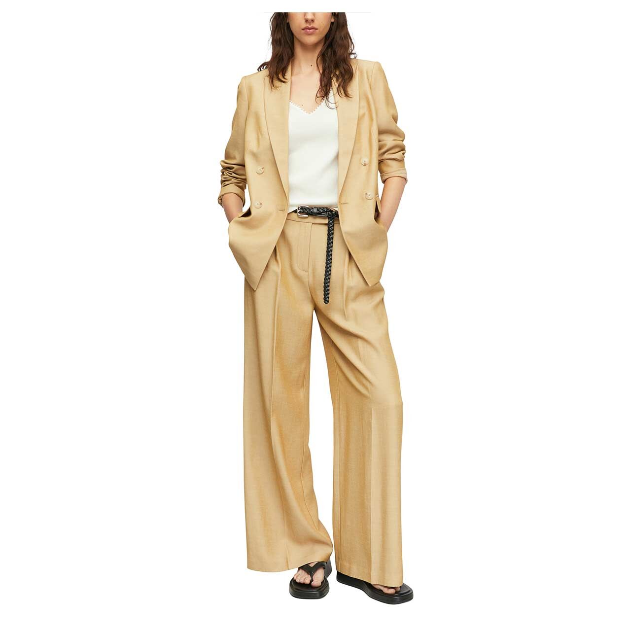 Damen T-Shirt von Comma in Weiß, Ganzkörperansicht