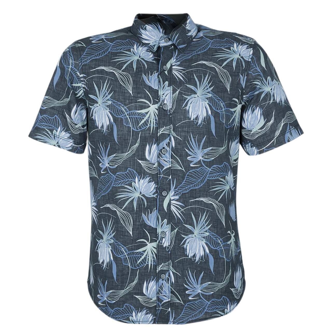 Lerros Herren 1/2 Arm Hemd classic navy floral printed