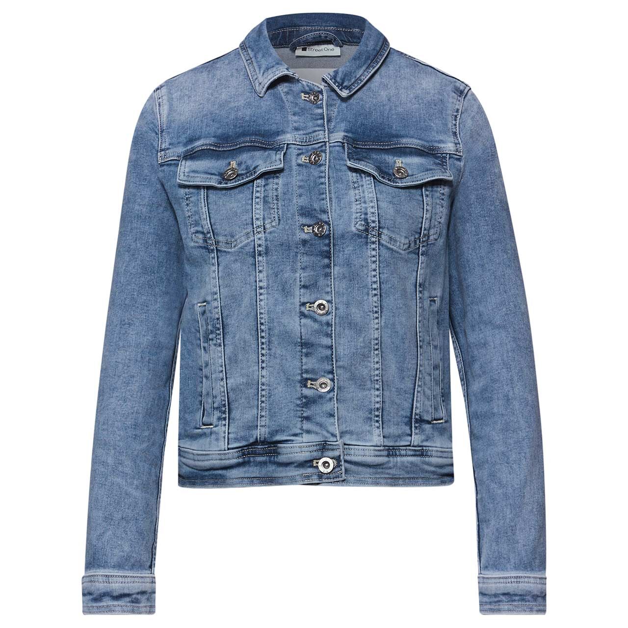 Street One Damen Jeansjacke medium blue wash