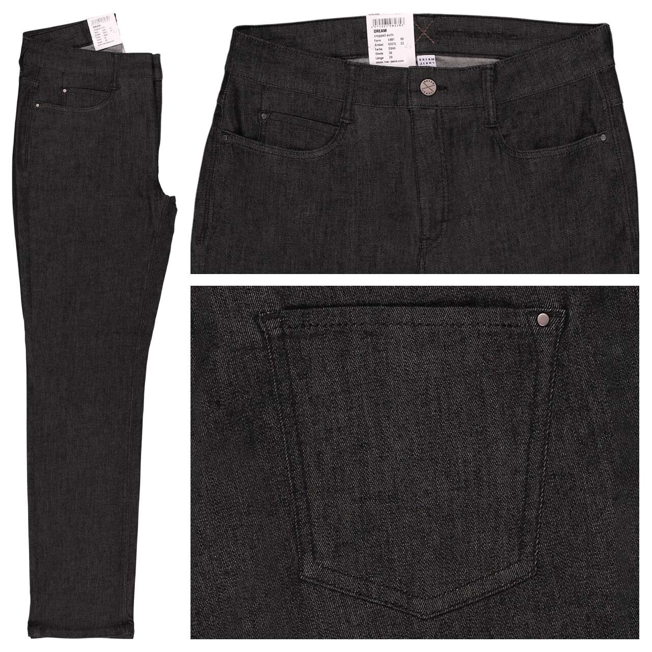 MAC Dream Cropped Ankle Jeans fashion rinsed black authentic