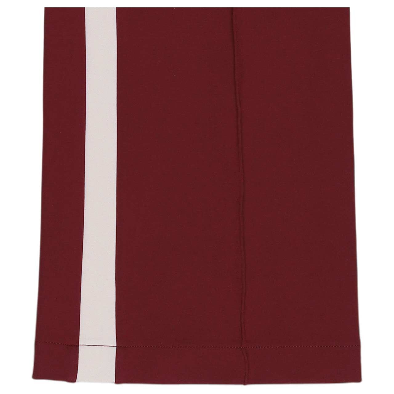 Stretch Damenhose Colette Jogpants von Red Button in Weinrot, detaillierte Saumansicht