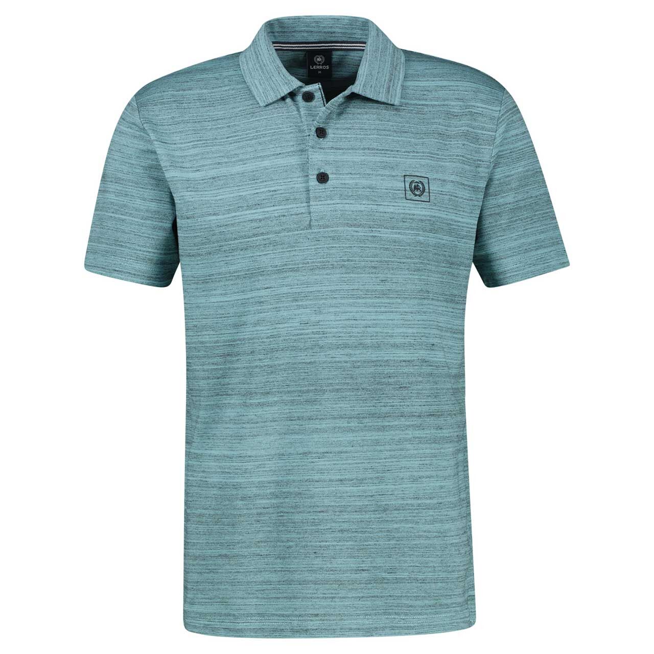 Lerros Herren Poloshirt reef blue grindle