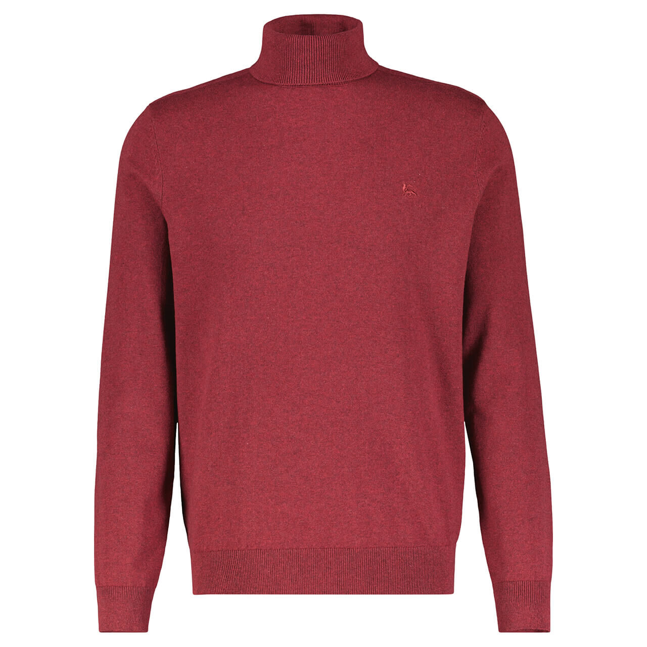 Lerros Herren Rollkragen Pullover ruby red melange