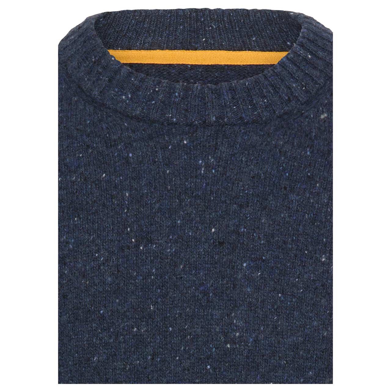 Herren Pullover von Camel active in der Farbe Dunkelblau meliert, detaillierte Vorderansicht