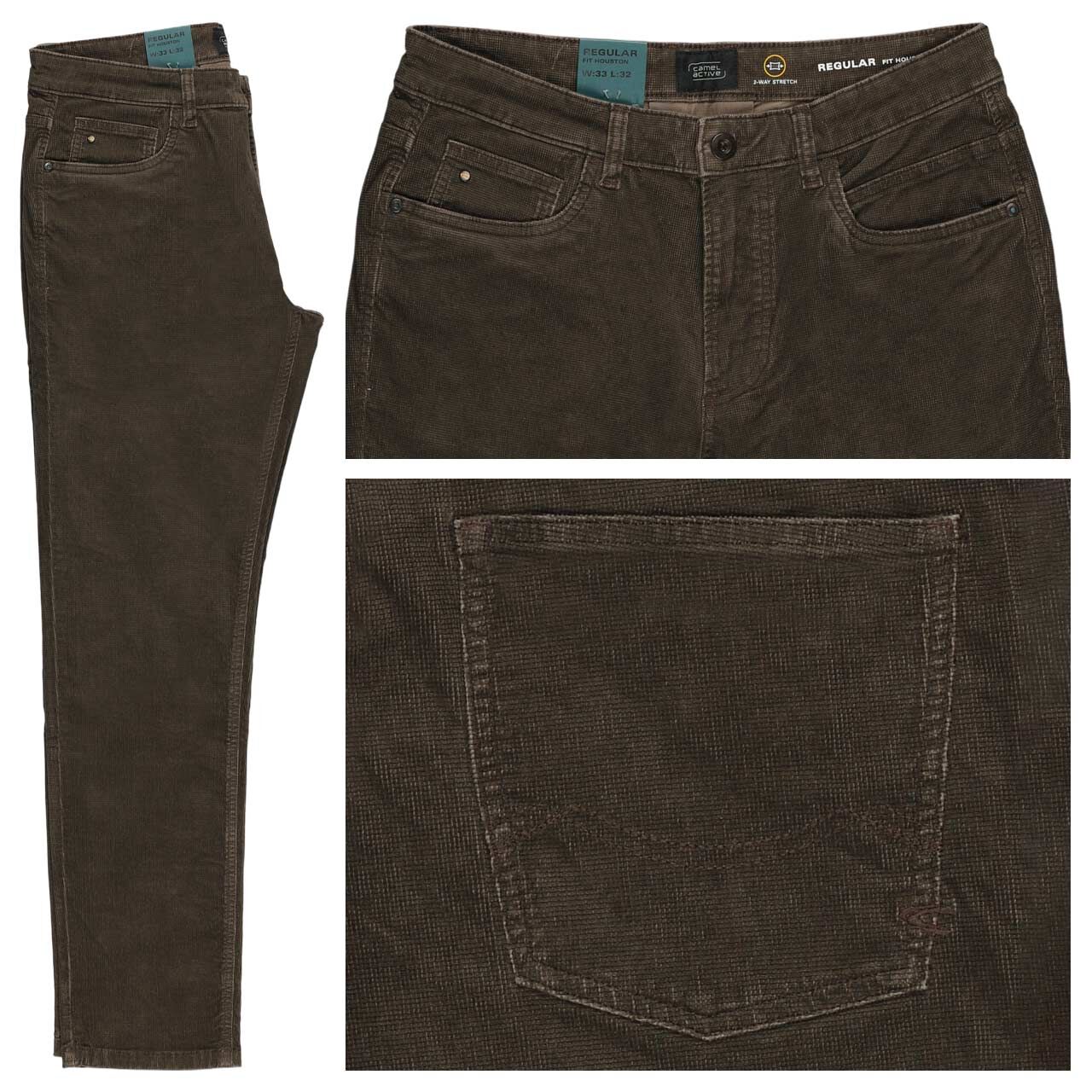 Camel active Houston Baumwollhose dark brown