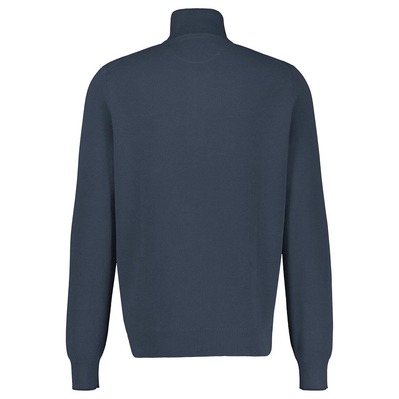 Herren Pullover Troyer von Lerros in Dunkelblau, Rückansicht