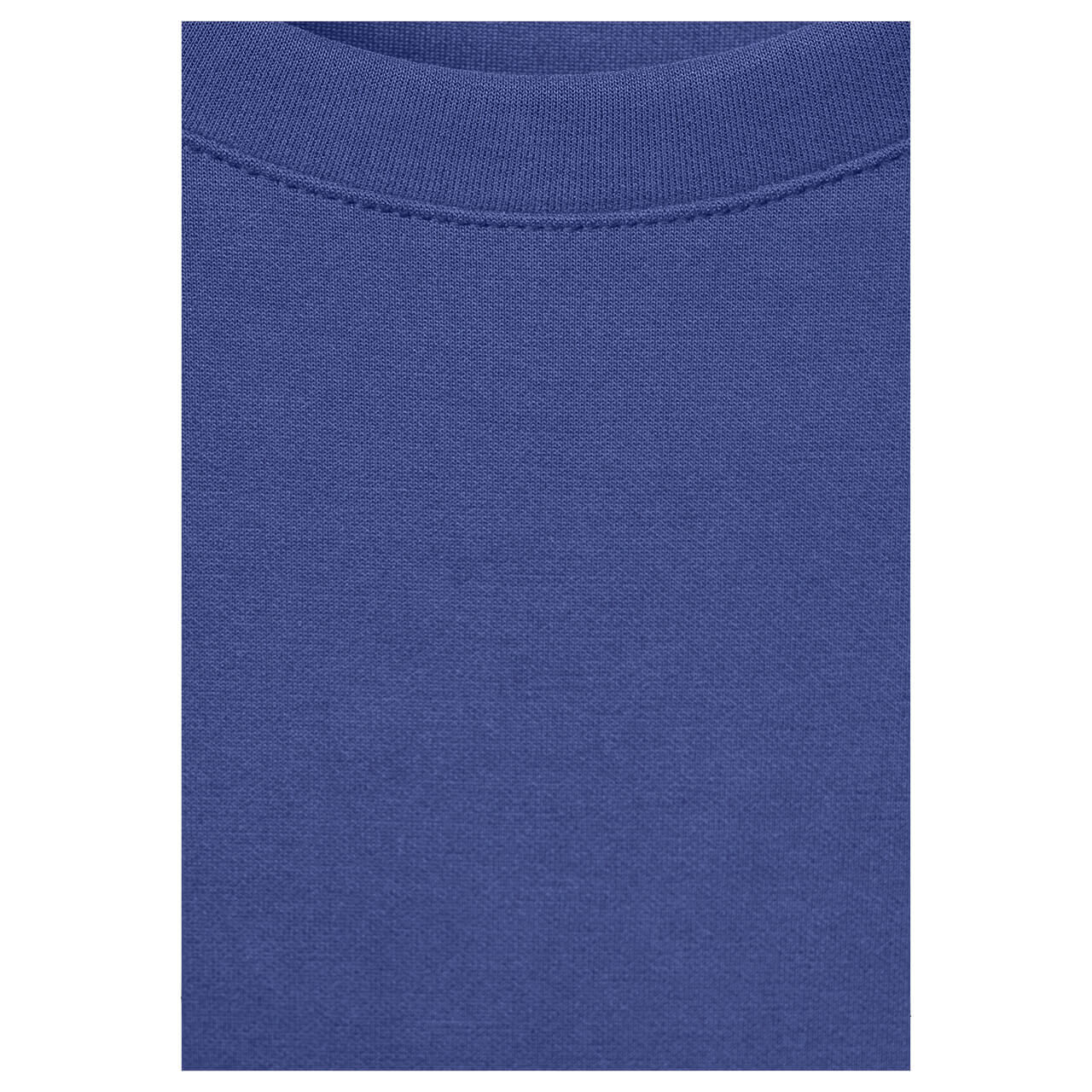 Street One Damen T-Shirt Silk Look intense royal blue