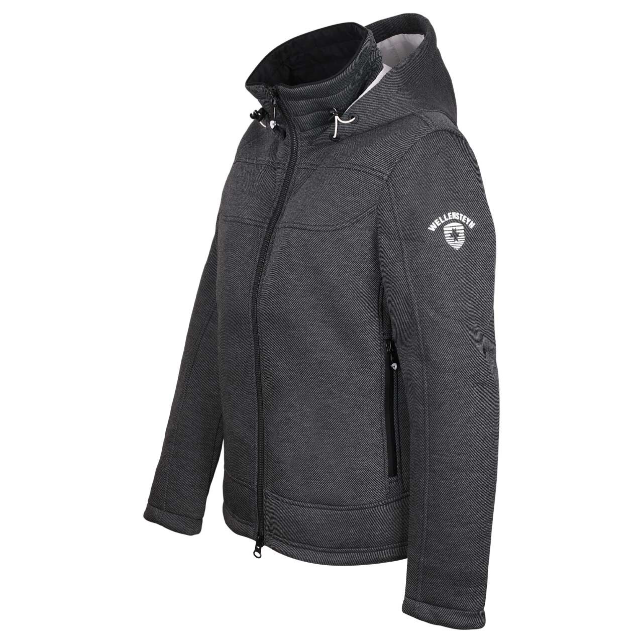 Damen Jacke Florida Lady von Wellensteyn in Dunkelgrau meliert, Seitenansicht