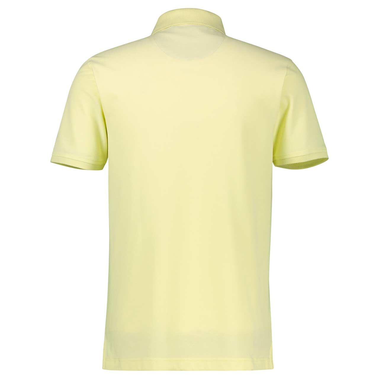 Herren Poloshirt von Lerros in Gelb, Rückansicht