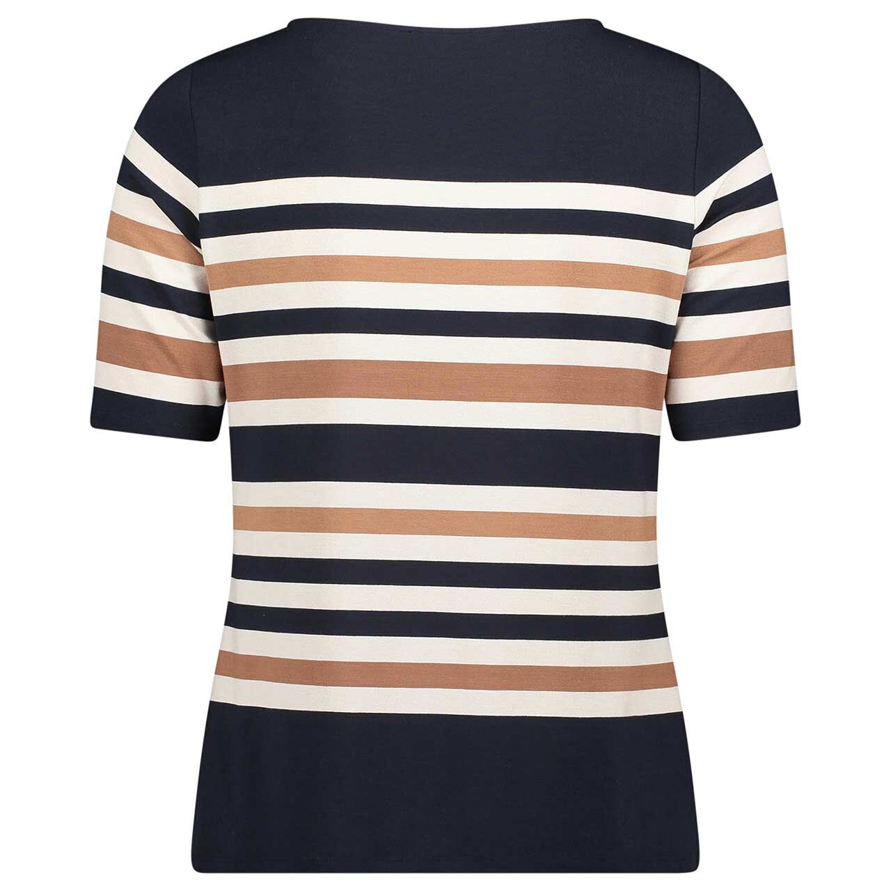 Damen T-Shirt von Betty Barclay in Dunkelblau gestreift, Rückansicht