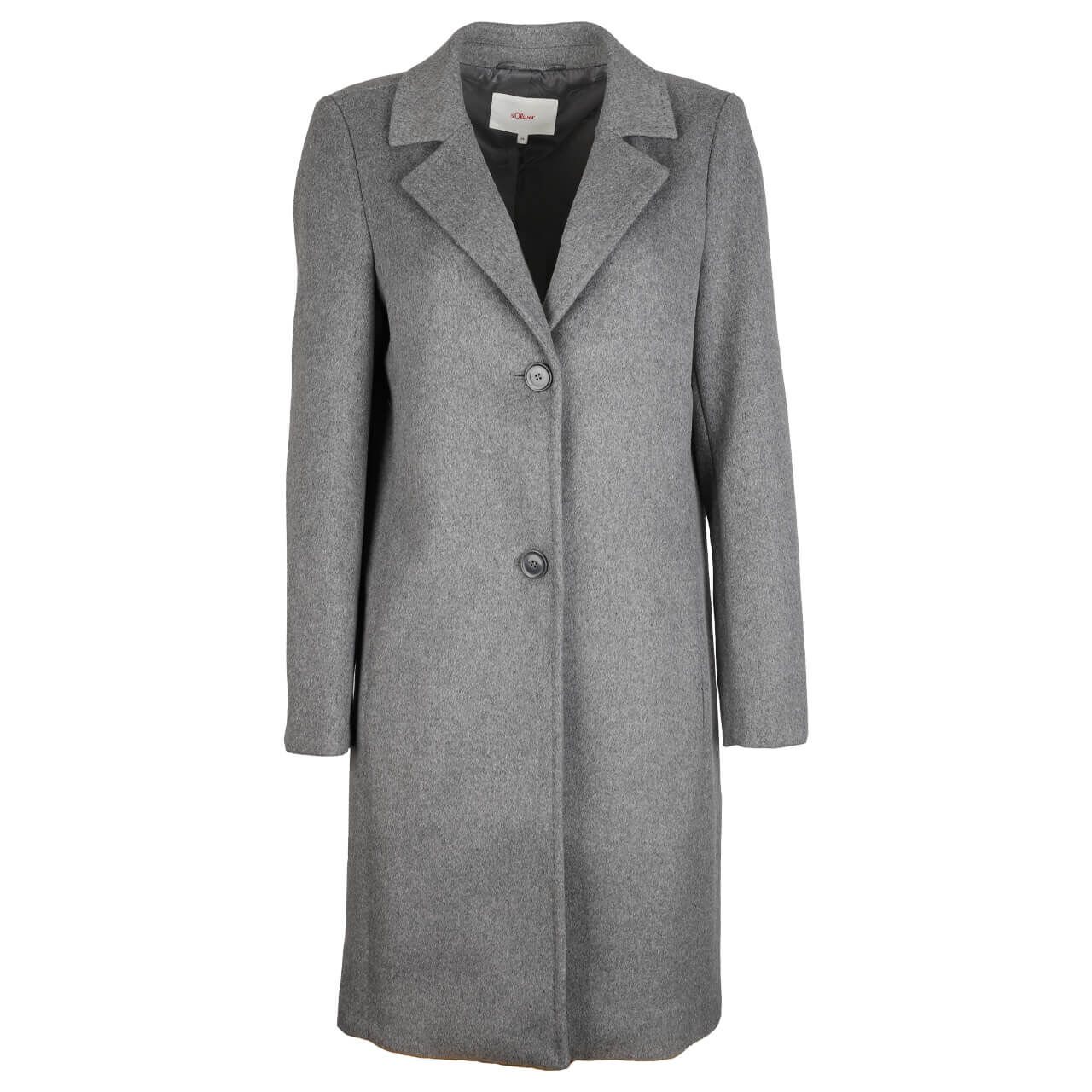 s.Oliver Damen Mantel dark grey melange s.Oliver Damen Mantel dark grey melange