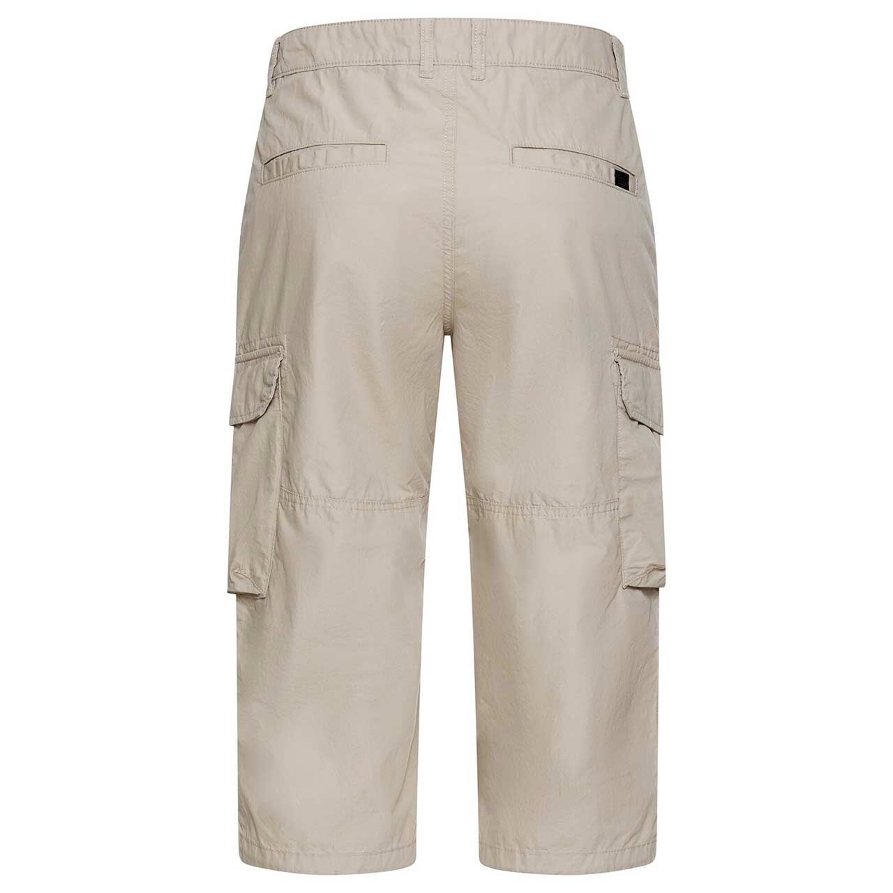Herren 3/4 Cargo Baumwollhose von Camel active in Beige, weitere Rückansicht