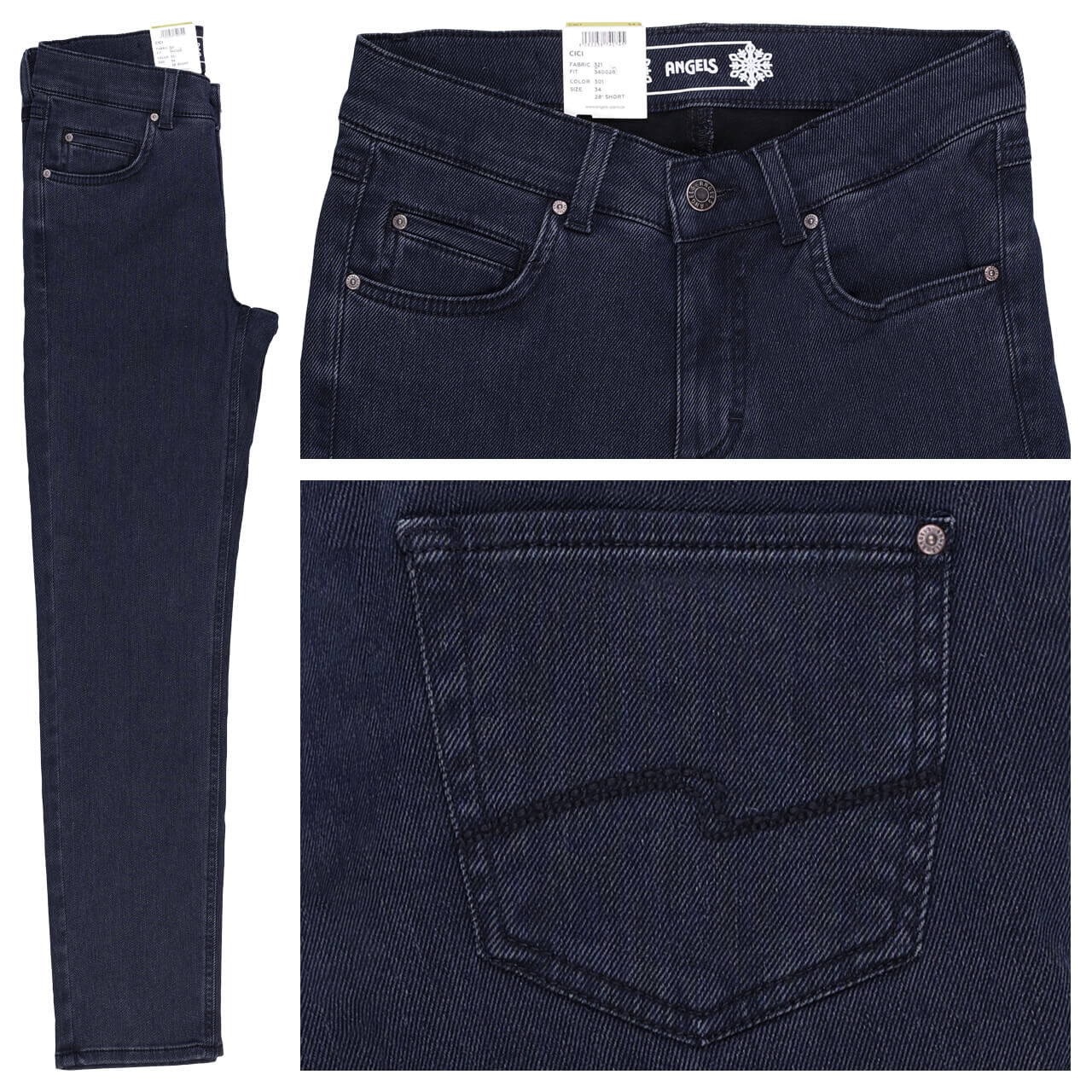 Angels Cici Jeans rinse night blue thermo denim Angels Cici Jeans rinse night blue thermo denim