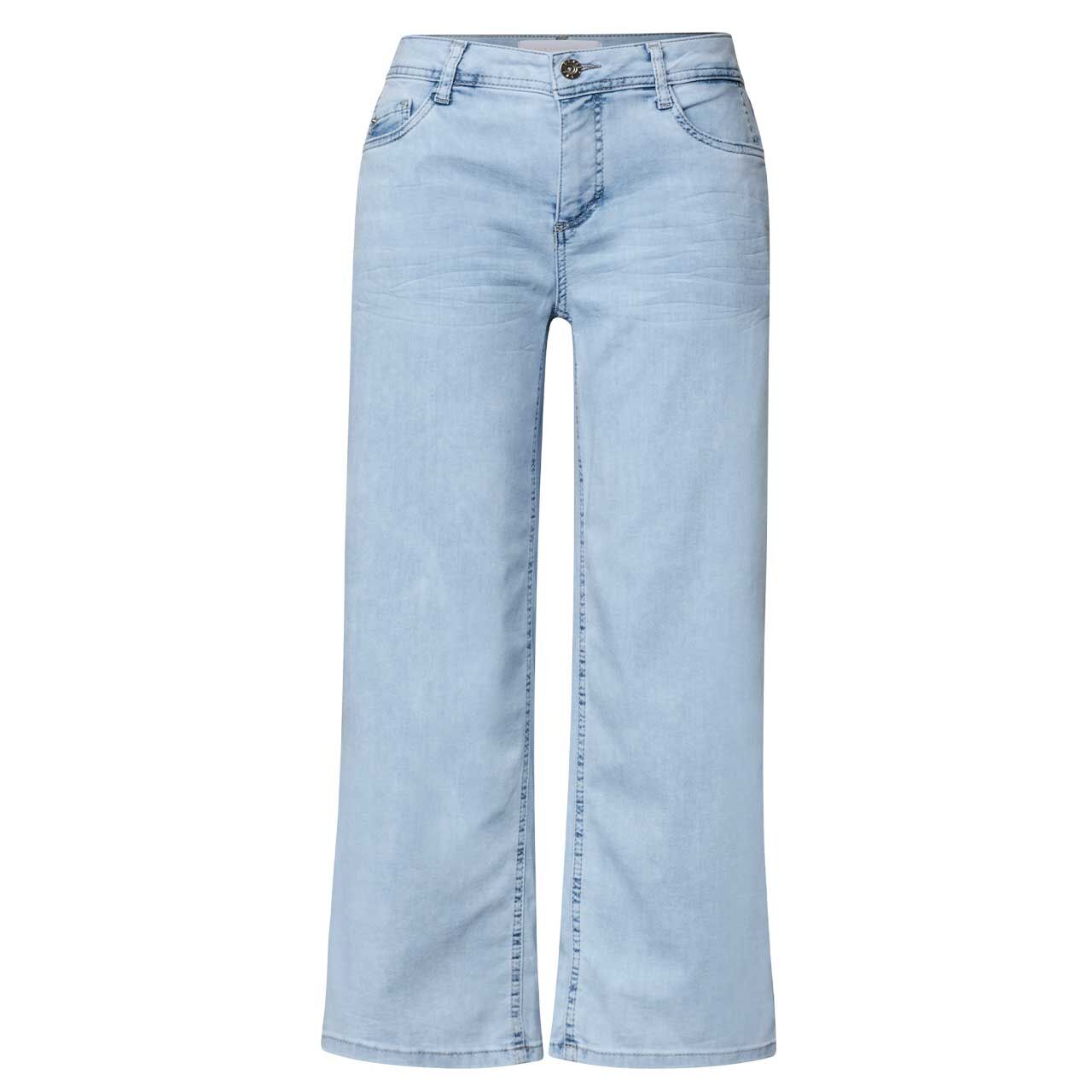 Street One Emee Wide Leg 7/8 Jeans ultra bleached wash