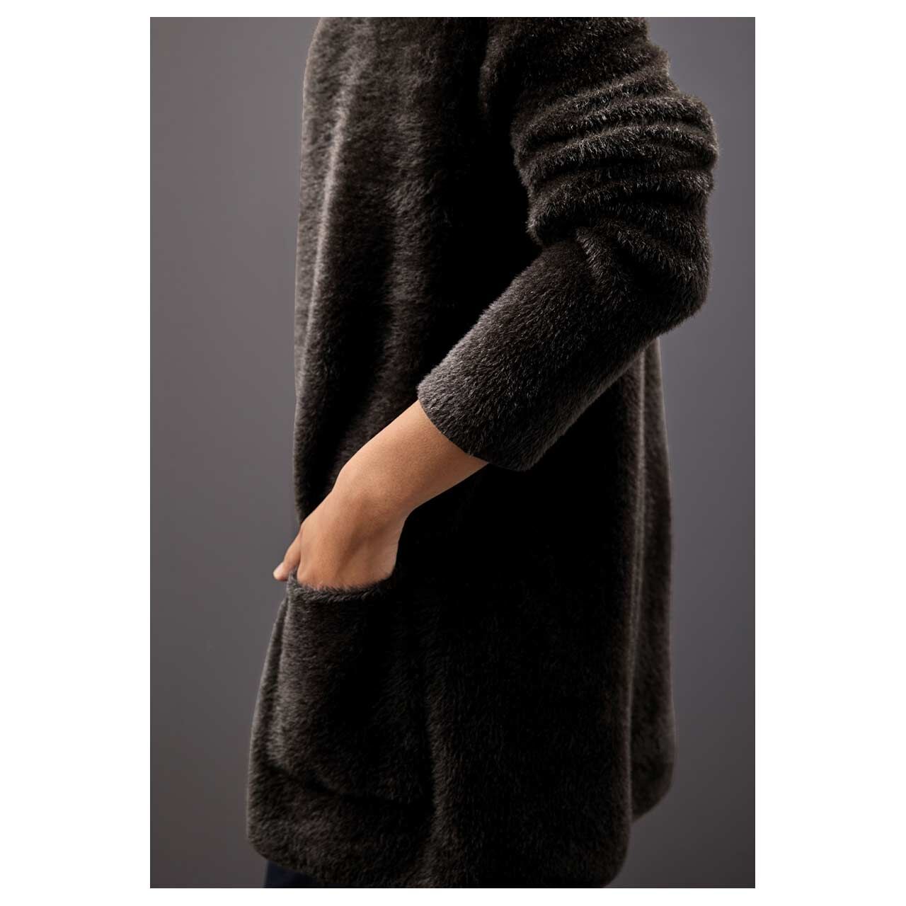 Street One Long Strickjacke in Braun kaufen 17103