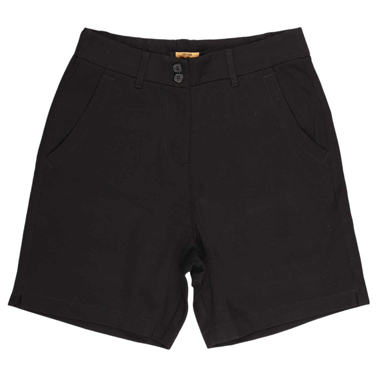 Detailansicht von vorne der Damen Shorts Daiquiri von Senoritas Icon in Schwarz