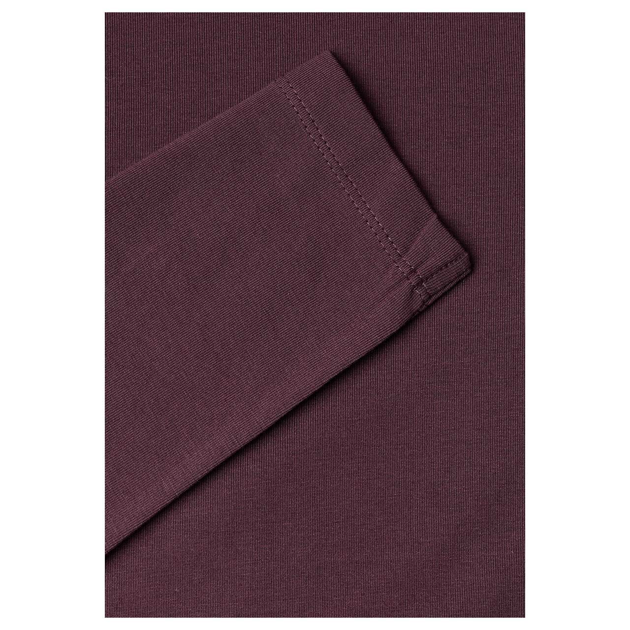 Street One Damen Rollkragen Langarmshirt Feminim Roll Neck rustic rouge