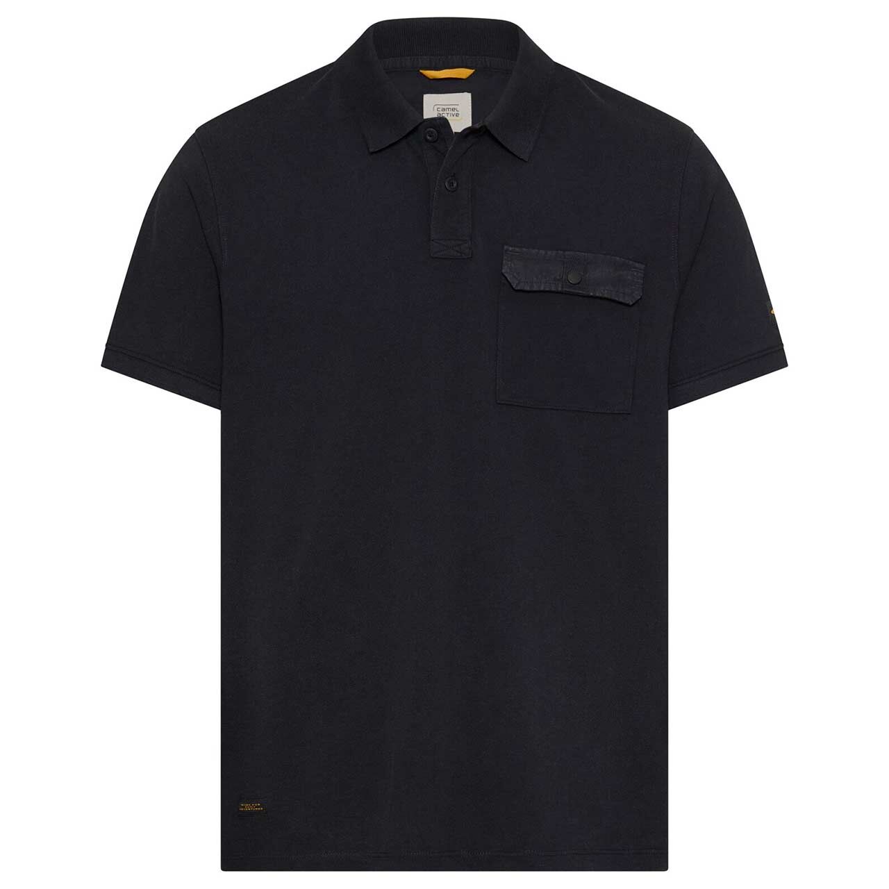 Camel active Herren Piqué Poloshirt dark navy pocket
