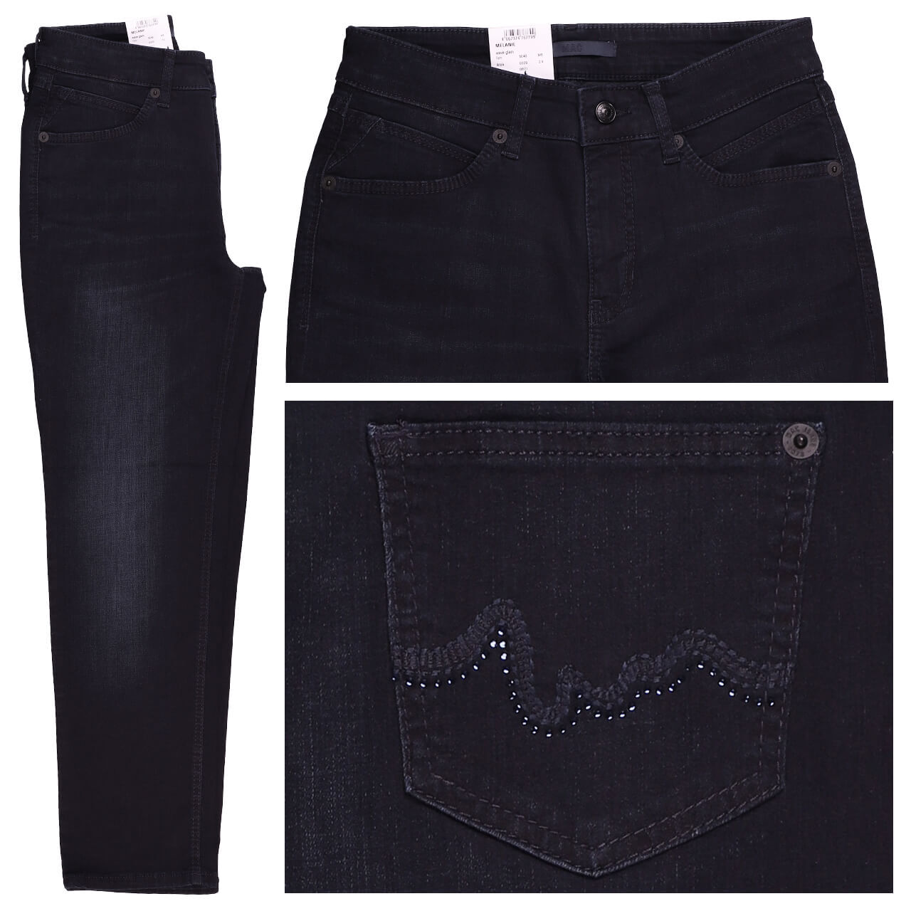 MAC Melanie Jeans Strass authentic wash basic glam MAC Melanie Jeans Strass authentic wash basic glam